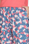 Zivame Dream Daze Knit Poly Pyjama Sets - Deep Sea Coral — thumbnail 6